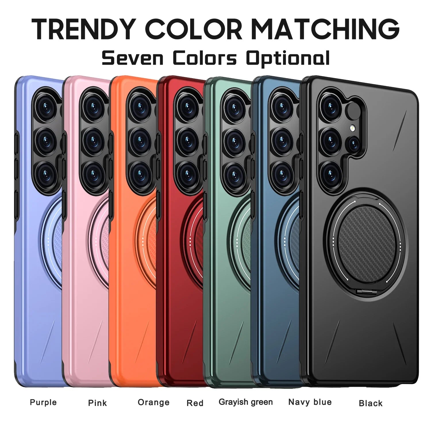 360° Magnetic Bracket Case For Samsung Galaxy S26 S25 S24 S23 S22 Ultra Plus S25FE S24FE S25Edge For Magsafe Armor Cover Funda
