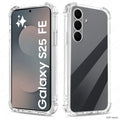 For Samsung Galaxy S25 FE Case Transparent Shockproof Cover SamsungS25FE S25FE 5G Camera Protection Back Fundas TPU Shell Bumper
