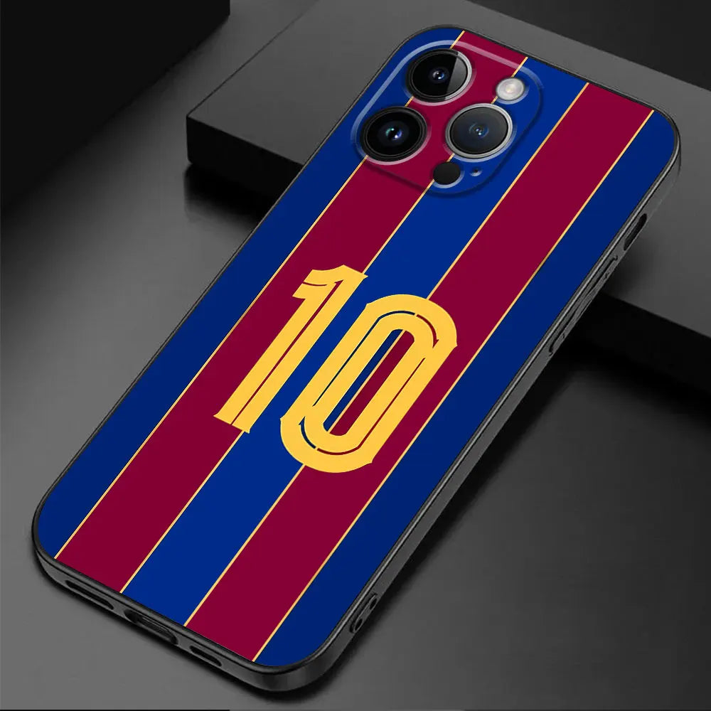 TPU Soft Case for Samsung Galaxy S10 Note 20 Ultra S9 Note 10 Plus Note 9 8 S8 Plus S8 Football Star Digital Art Cover Back