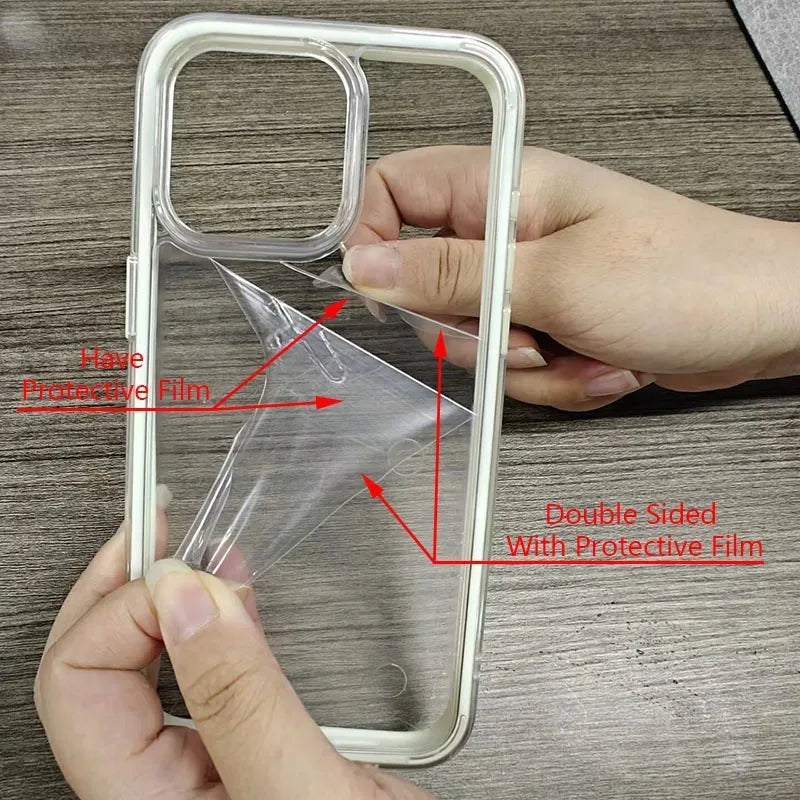 Luxury Candy Color Frame Clear Back Phone Case For iPhone 17 16 15 14 13 12 Pro Max 11 16PLUS 17 Acrylic Shockproof Bumper 2030