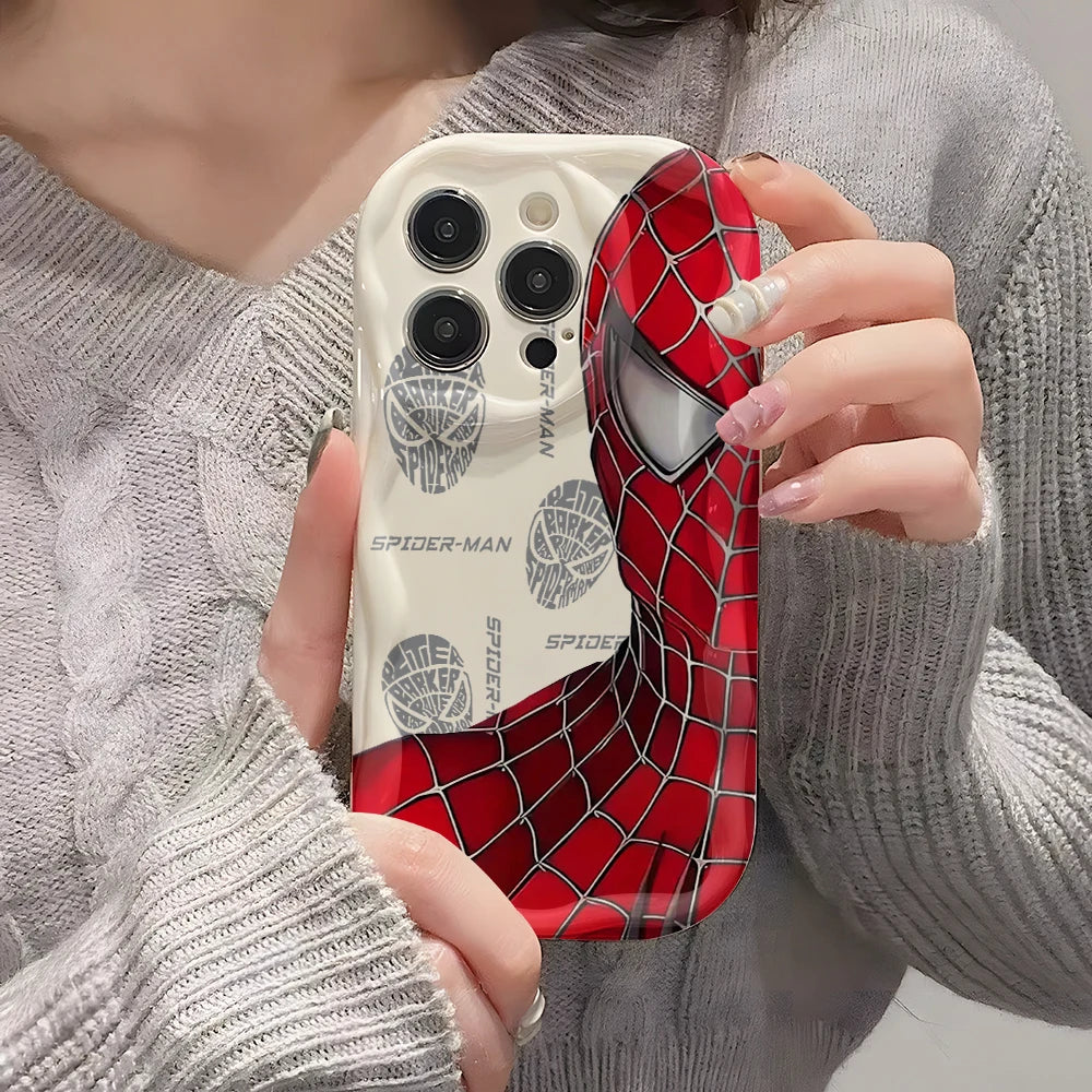 Black Venoms Spiders Men Phone Case for Motorola Moto G84 G75 G60 G54 G53 G52 G35 G34 G24 G22 Edge 50 E22 E14 5G 3D Wave Capa