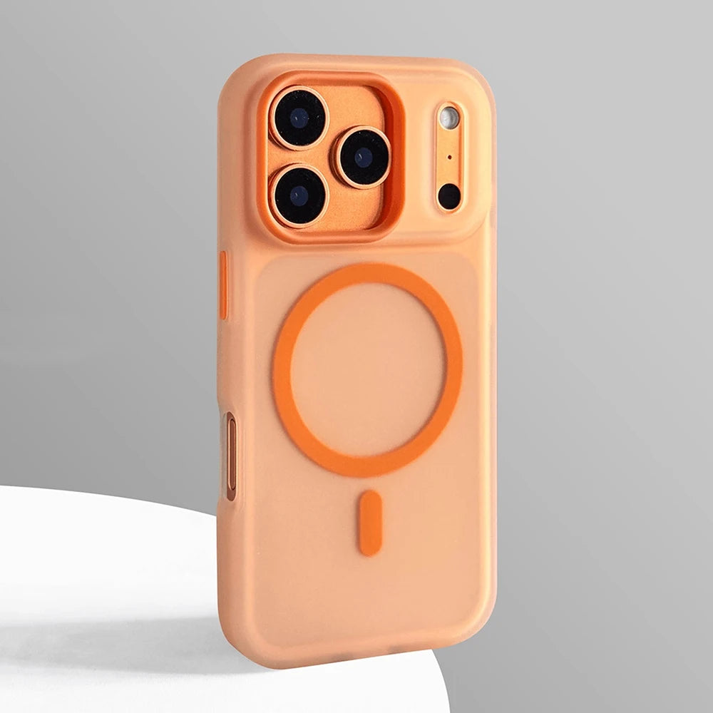 Matte Transparent Candy Colour Magnetic Phone Case For iPhone 11 12 13 14 15 16 Pro Max 17 Pro Max Air 11 Shockproof Soft Cover