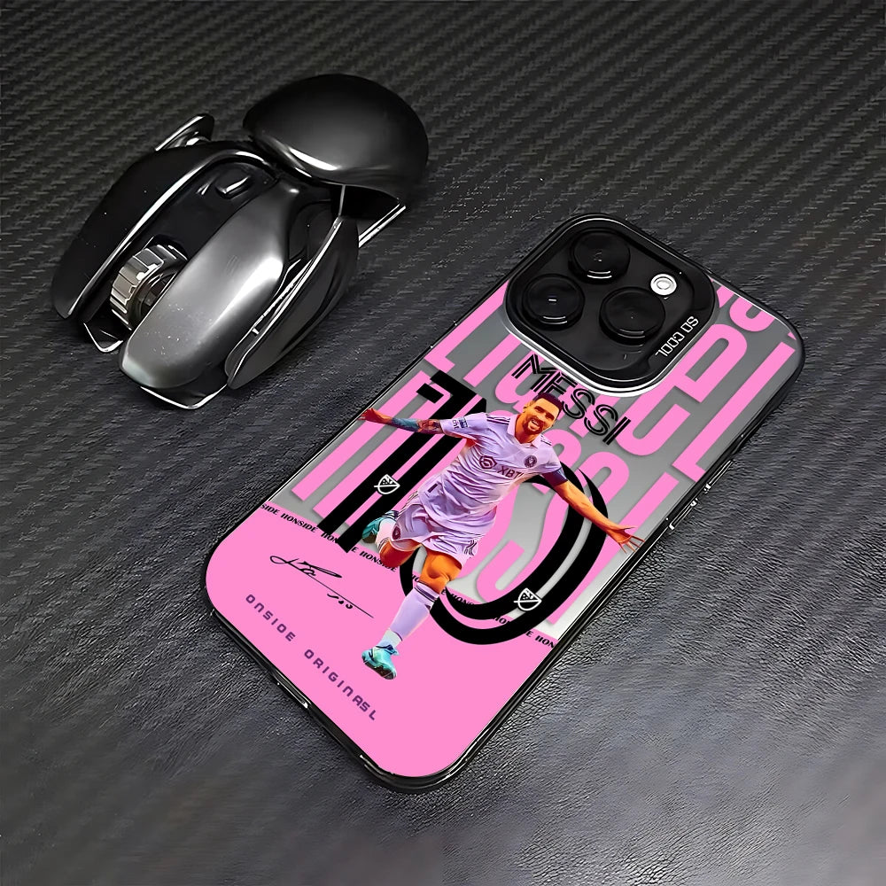 Football Star M-Messi Phone Case for Samsung Galaxy S26 S25 S24 S23 S22 S21 S20 Note20 FE Ultra Edge Plus 4G 5G Anti Fall Matte