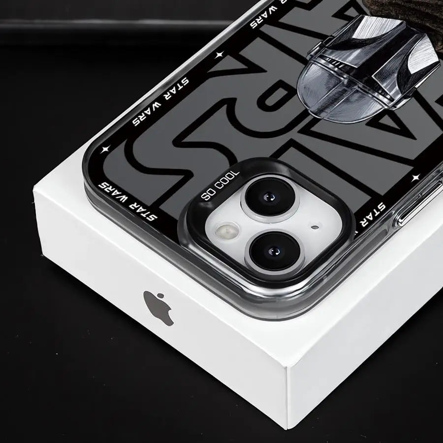 Luxury Stars W-Wars Case for iPhone 17 Pro Max 13 Pro 16 11 XR 15 Plus XS 14 12 Air Back Phone Cover