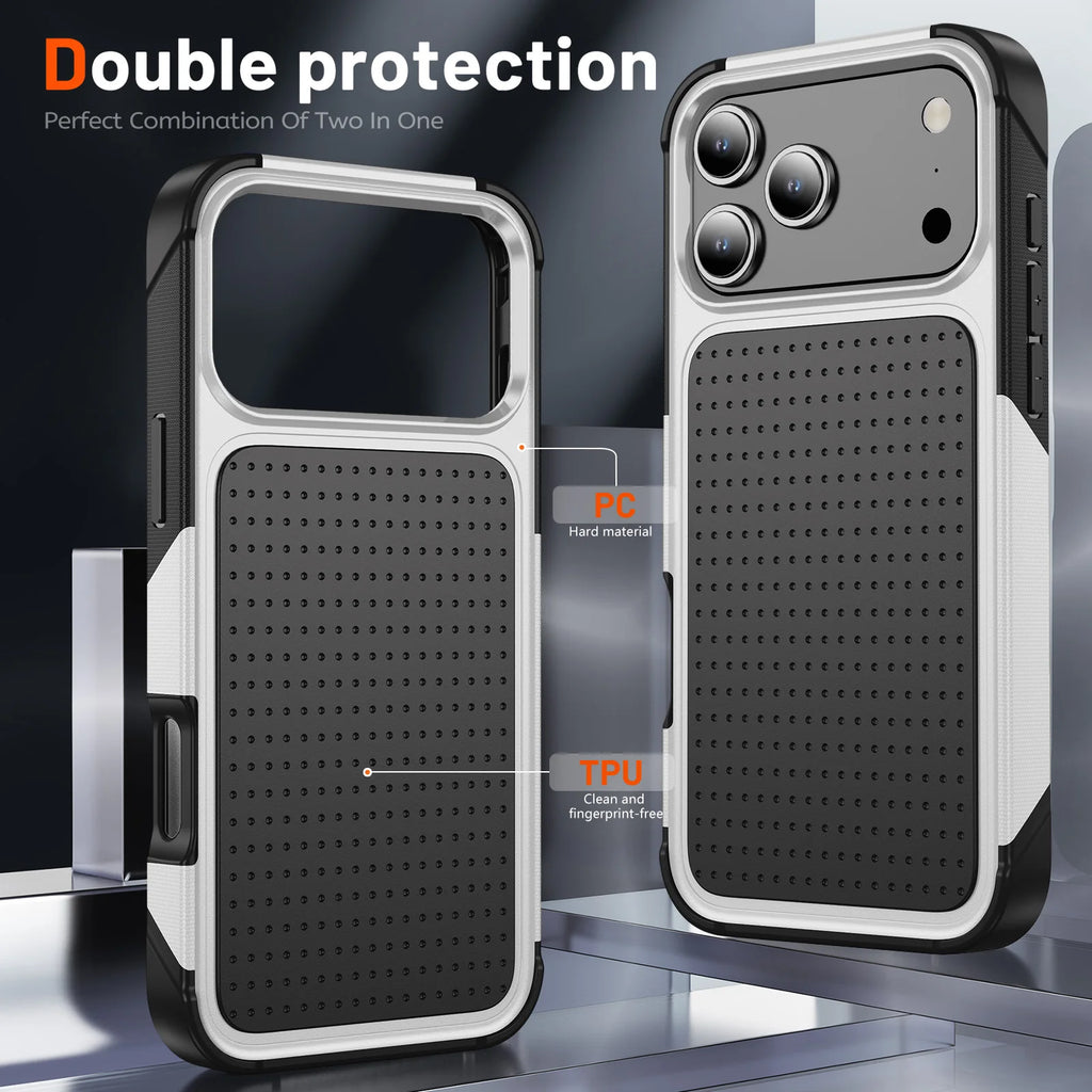 Anti-Slip Case for Iphone 17 Pro Max 16 15 14 Plus 13 Pro Max Iphone16 Iphone17 Best Protection Strong Heavy Phone Bag Cover
