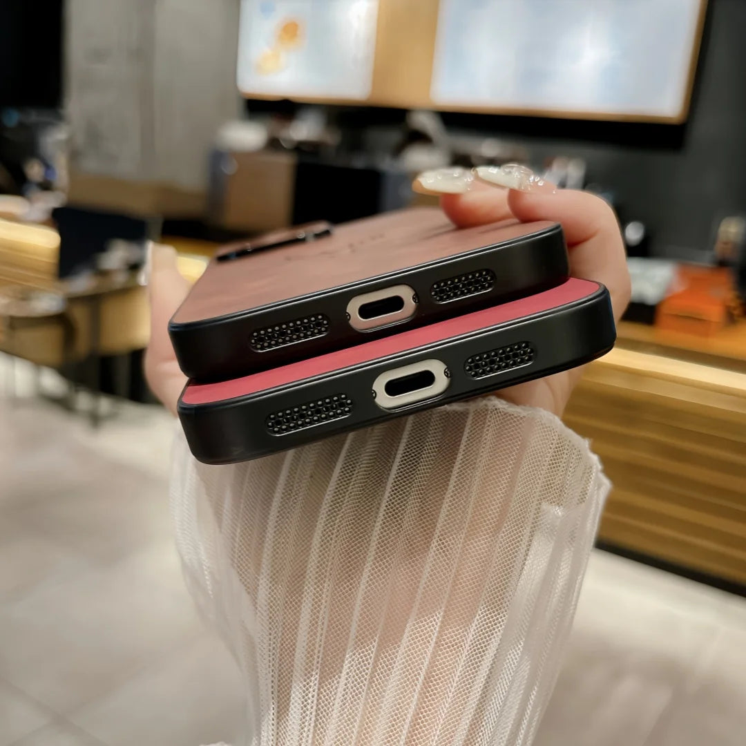 Retro Deer Pattern Leather Matte Shockproof Case For iPhone 16E 15 14 Plus 11 12 13 16 Pro Max XS XR Suede Bumper Silicone Cover