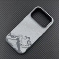 Luxury Ultra Thin Carbon Fiber Magnetic Case for iPhone 17 16 15 Pro Max Magnets Wireless Charging Alloy Lens Shockproof Cover