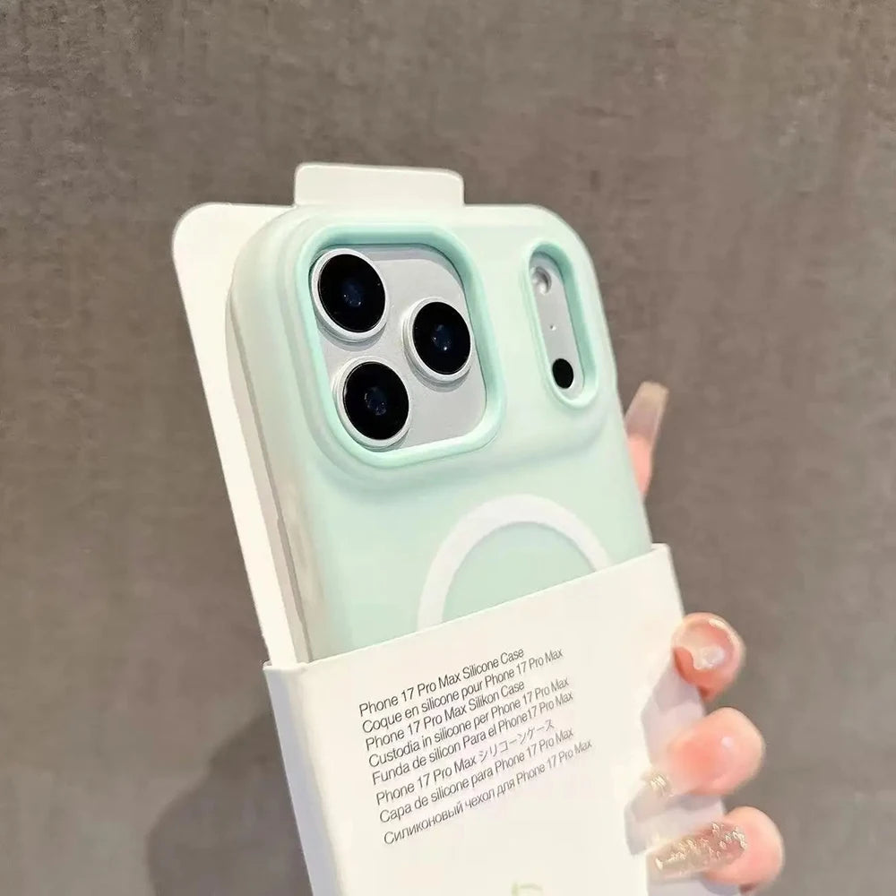 Original Candy Color 2IN1 For Magsafe Wireless Charging Case For iPhone 17 16 15 14 13 12 11 Pro Max 16PLUS 17AIR Magnetic Cover
