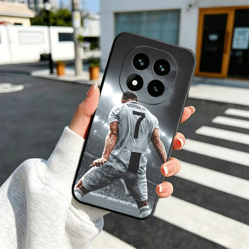 Football Star R-Ronaldo C-CR7 Soft Phone Case for Xiaomi Redmi Note 12 13 14 15 Pro Plus 11 14S 12S 11S 11T 10S 5G Black Cover C