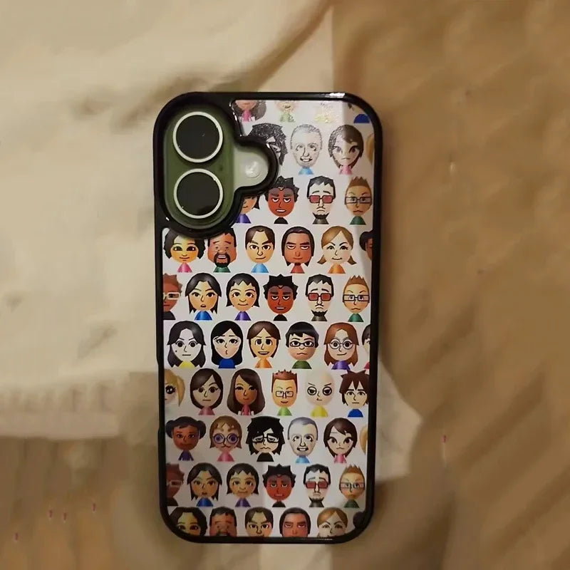 Full Screen Character Avatar Personalized Cute Creative Phone Case For iPhone 17 AIR 16 15 14 13 12 11 PRO MAX 7 8 PLUS Cover