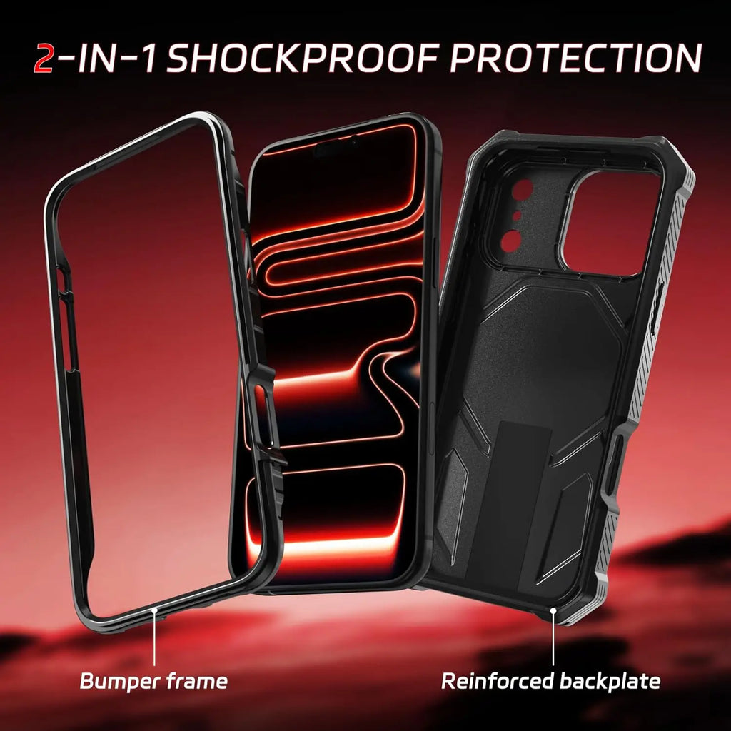 Magnetic Military Case For iPhone 17 Pro Max 16 Pro Max 15 14 Grade Protectio Shockproof Heavy Shock Absorption Protective Cover