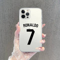 Famous Football Star Cristiano Ronaldo Number 7 Jersey Phone Case Silicone Soft for iphone 17 16 15 14 13 12 11 Pro MAX Plus