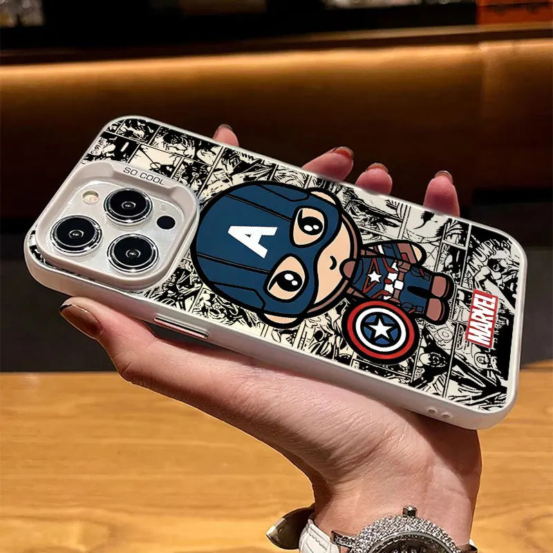 Funda Phone Case For Moto G84 G64 G55 G45 G34 G30 G24 G23 G22 G20 G14 G13 G10 G04s E22i E14 Cute Captain America SpiderMan