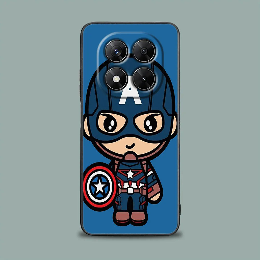 Avengers Ironman Groot Phone Case For Redmi 15C 14C 13C 12C Marvel Cover For Redmi Note 15 14 13 12 Pro Plus 11 10 Pro Soft Case
