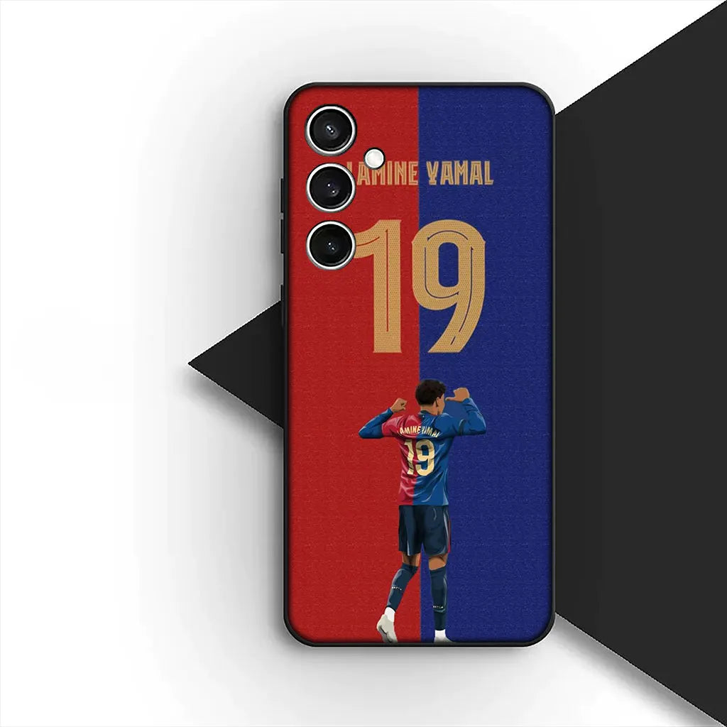 Soccer No 19 Football Number No19 Phone Cover for Motorola Moto Edge 70 60 Fusion NEO Pro G Stylus G56 G96 G04 G05 20 Soft Case