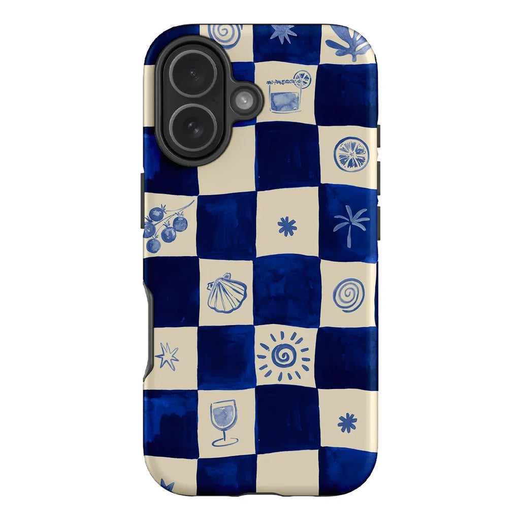 Luxury Clmj Summer Beach Phone Case for iPhone 17 17e 16e 16 15 14 13 12 11 X XS XR Air Pro Max Plus Double-layer Back Cover