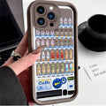 Vending Machine Case for iPhone 17 Air 16 E 15 14 Plus 13 12 Mini 11 Pro Max Liquid Soft Silicone Dustproof Shockproof Cover