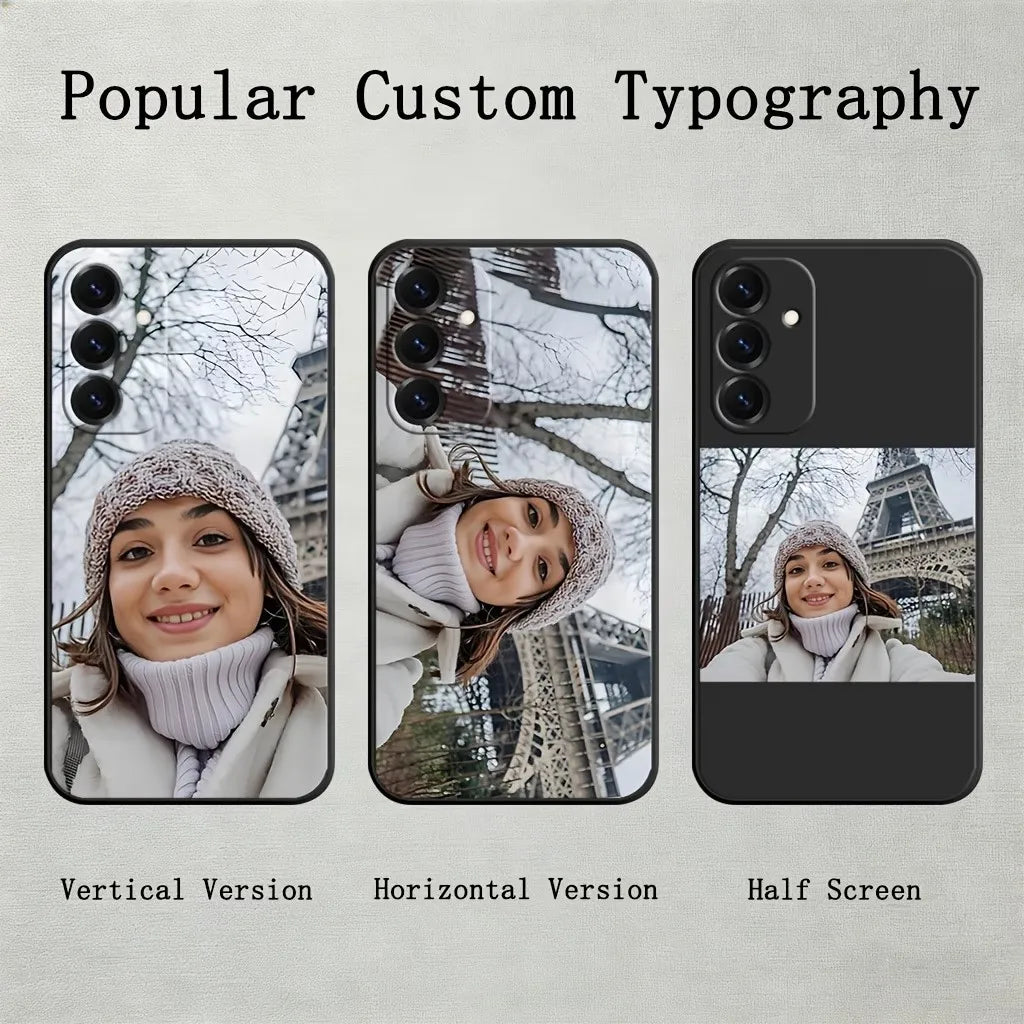Photo Custom Personalized Phone Case For Samsung Galaxy S26 S25 S24 S23 S22 S21 S20 Ultra FE S10 Plus Lite Silicone Soft Cover