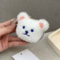 Korea Cute 3D Warm Plush Bear For Magsafe Magnetic Phone Griptok Grip Tok Stand For iPhone Wireless Charging Holder Bracket Ring
