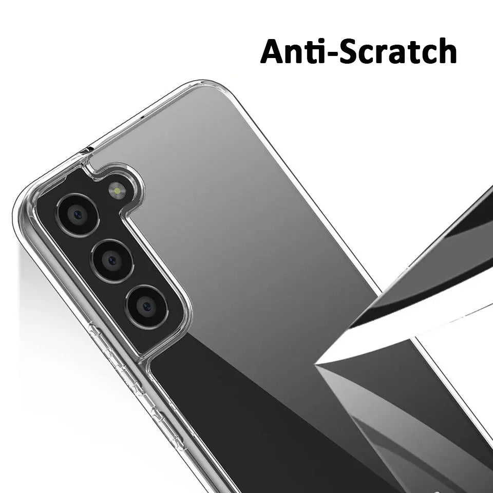 Clear Silicone Soft Phone Case For Samsung Galaxy S21 S22 S23 S24 Plus S25 Ultra S23 Fe Edge A14 A34 A54 A15 A25 A35 A55 Case