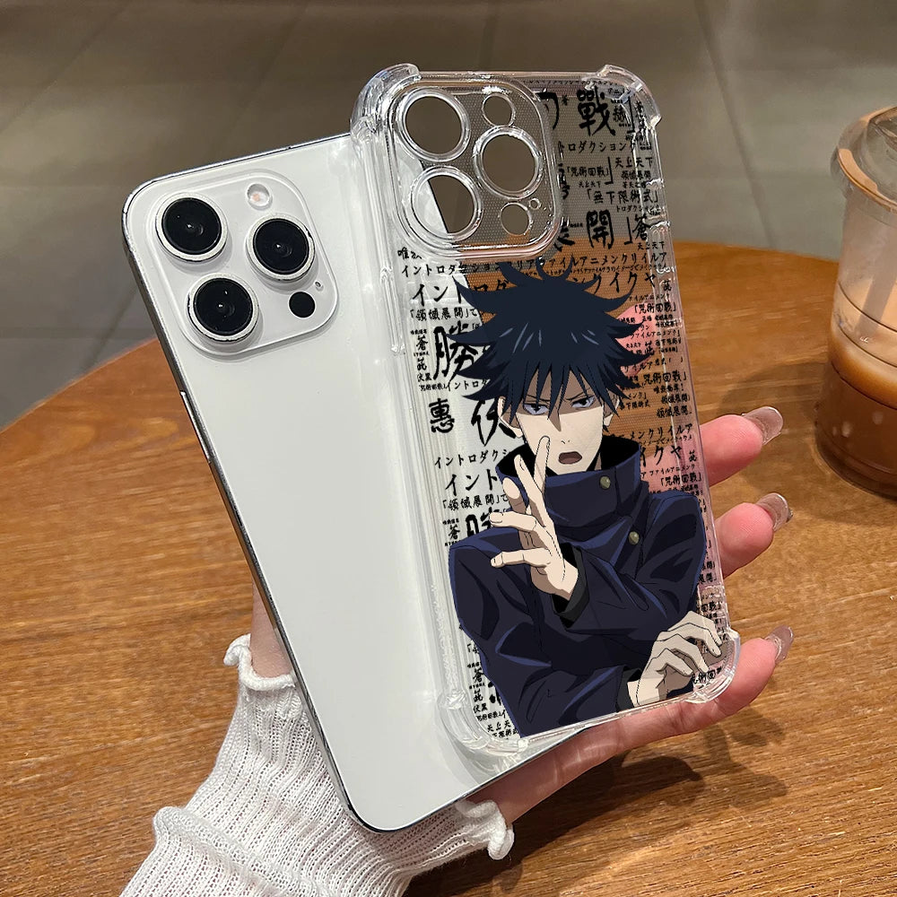 Anime Jujutsus Kaisen Gojos Phone Case For Motorola Moto Edge G G86 G06 G56 70 60 50 G24 E15 Pro Neo Fision Stylus Power 5G