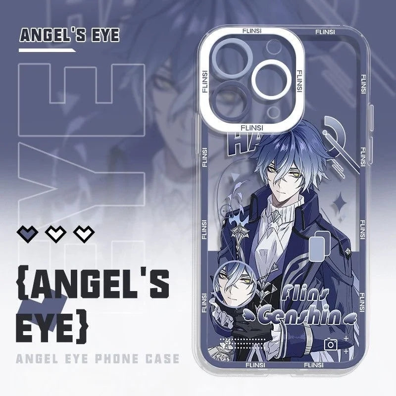 Genshin Impact Lauma Flins Columbina Case For OPPO A5X A3X A3 A5 Pro A60 A38 A18 A17 A16 A15 A78 A98 A35 A58 A54 A36 Clear Cover