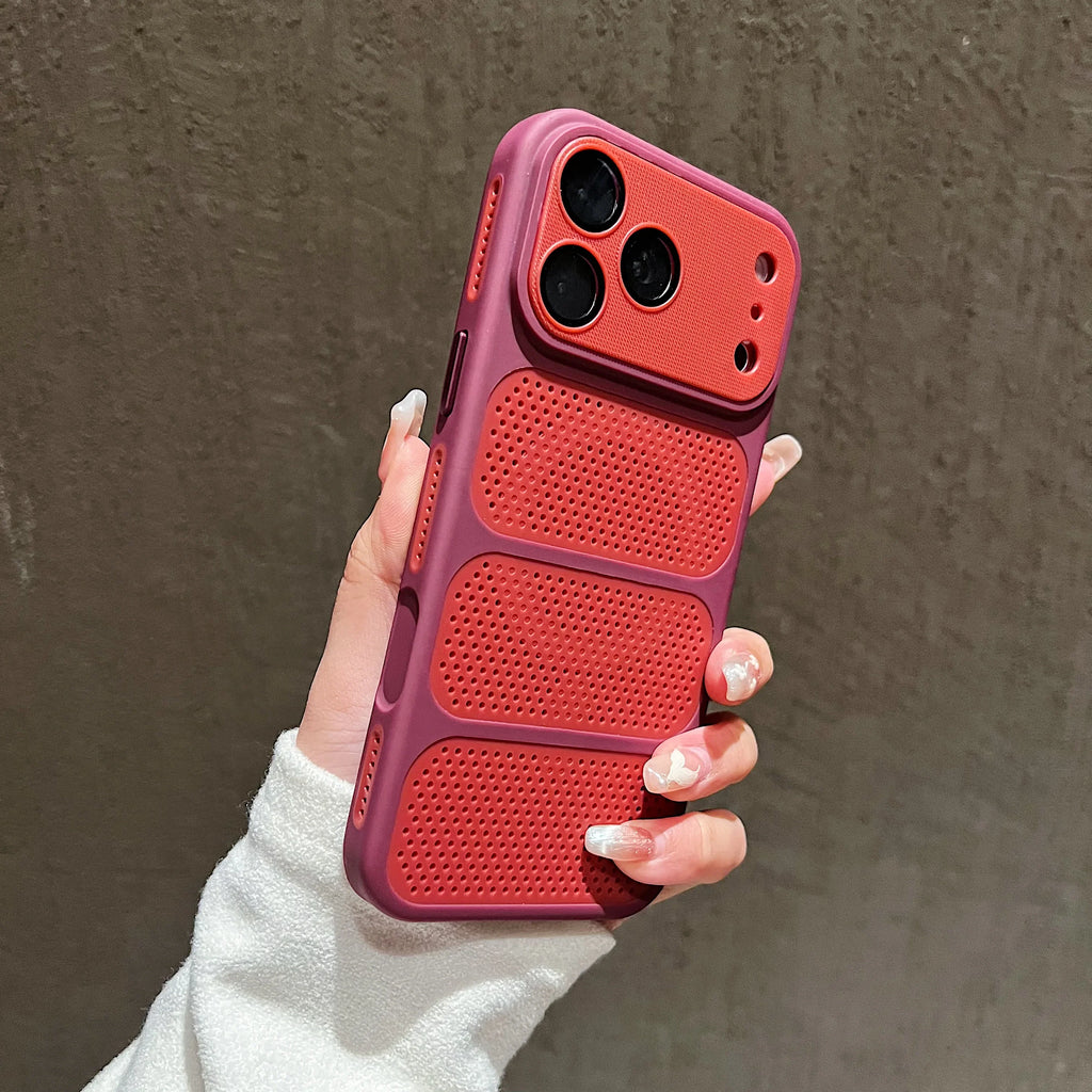 Summer Heat Dissipation Magnetic For Magsafe Case For iPhone 17 Pro Max  13 14 15 16 Lens Glass Film Hard Bumper Cover