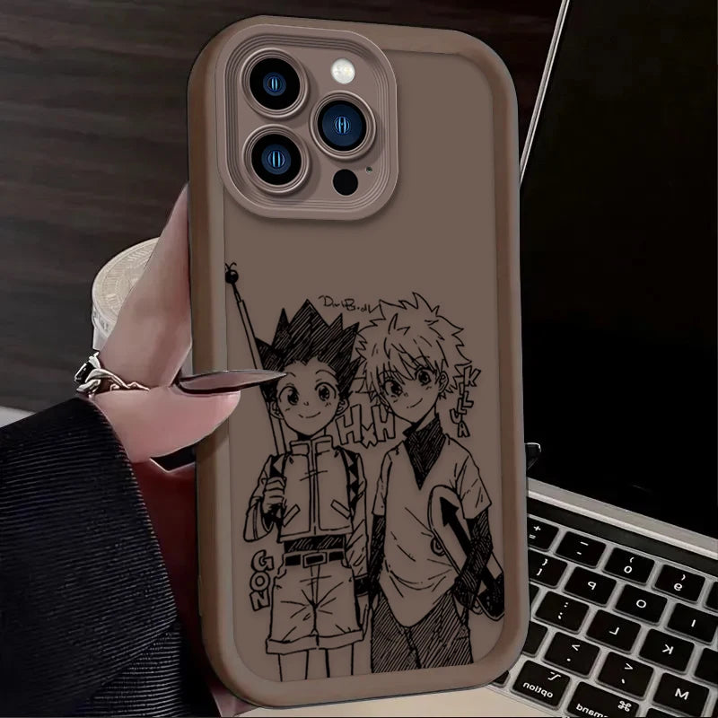 Anime HUNTER×HUNTER Phone Case For iPhone 17 Air 16 16E 15 14 13 12 11 Pro Max X XS X S Max XR SE 2020 SE4 7 8 Silicone Cover