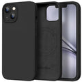 Magnetic for iPhone 13 Case iPhone 14 Case, Compatible with MagSafe, [Soft Anti-Scratch Microfiber Lining], Slim Liquid Silicon