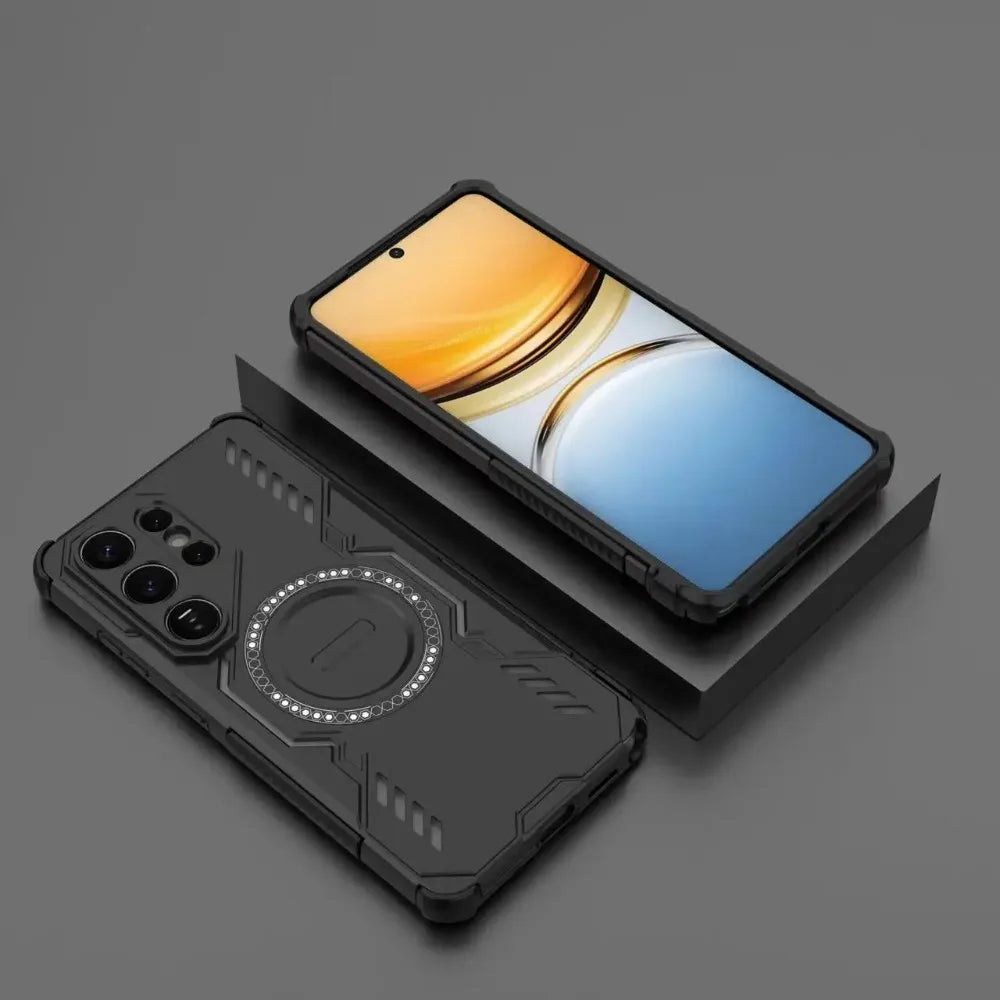 Magnetic Charging Armor Case For Samsung Galaxy S26 S25 Ultra Plus A57 A37 A17 5G A36 A26 A16 A55 Heat Dissipation Protect Cover
