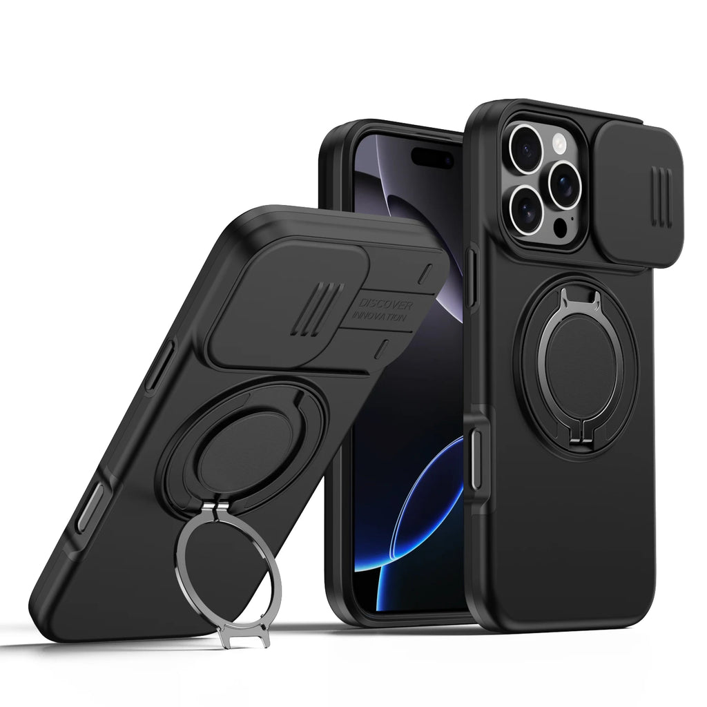 Slide Lens Protective Rugged Case for Iphone 16 Pro Max 17 Pro Iphone17 Iphone16 Dual Layer Best Protection Cover