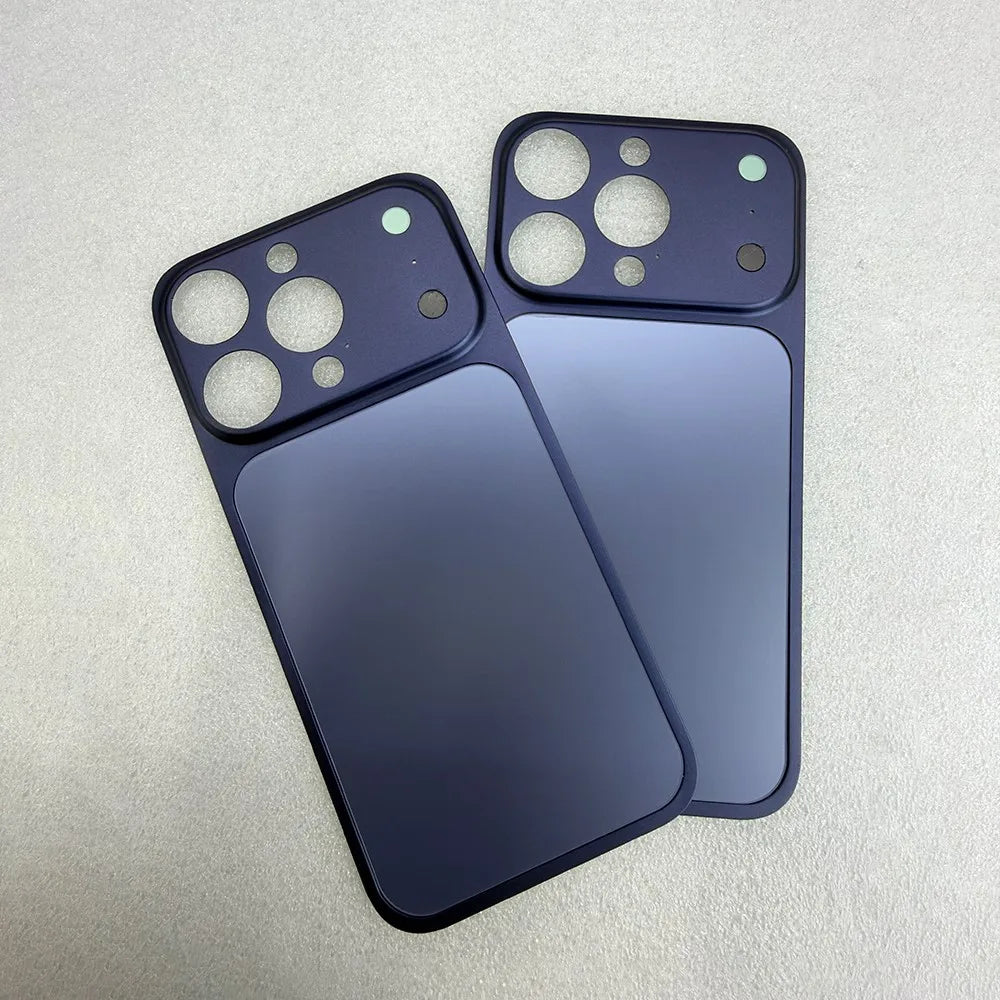 For IPhone 16 15 14 13 Pro Max Transform 17 Pro Max Phone Metal Backplate Case for Magsafe Matte Slim Backplane Protection Cover