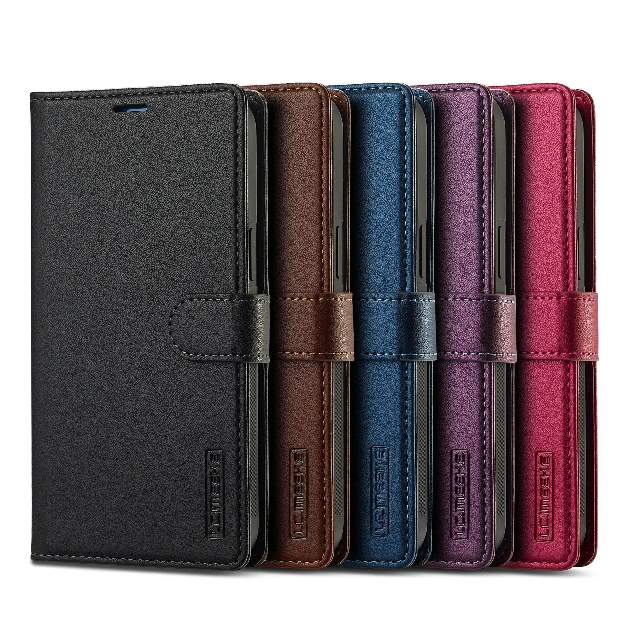 2 in 1 Removable Flip Leather Case For iPhone 17 Air 16 Pro Max 15 14 13 12 11 Pro XS Max XR 7 8 Plus SE Magnetic Wallet Cover