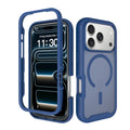 Military Grade Translucent Magnetic Case For iPhone Air 17 17Pro 17Pro Max 17E 16E For MagSafe Shockproof Matte Protection Cover