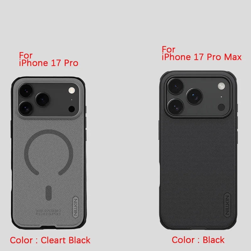 Nillkin For iPhone 17 Pro Max TPU+PC Super Frosted Shield Magnetic Case shockproof Magsafe protective cover phone case Shell