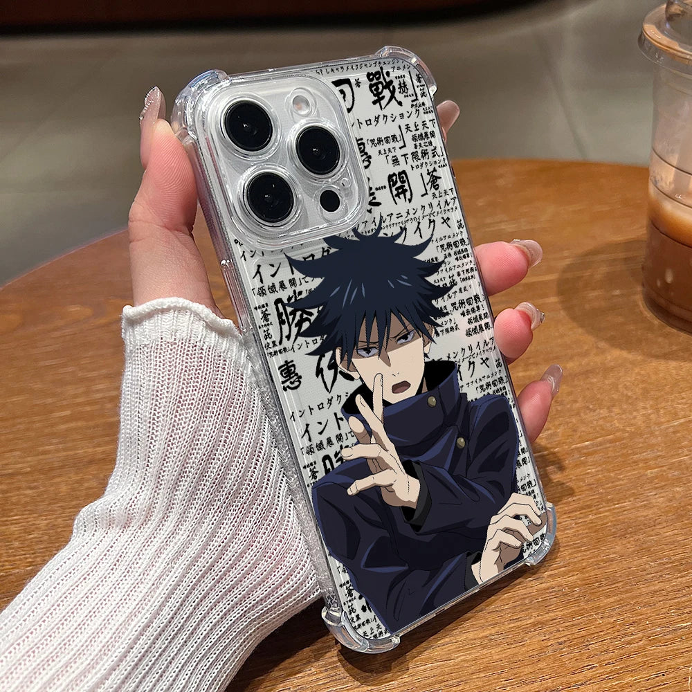 Anime Jujutsus Kaisen Gojos Phone Case For Motorola Moto Edge G G86 G06 G56 70 60 50 G24 E15 Pro Neo Fision Stylus Power 5G