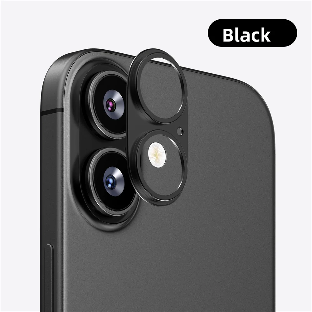 1-3Set Ultra HD Alloy Metal Camera Film for IPhone Air 17 Pro Max Anti-Scratch Tempered Glass Lens Ring Protector Accessories