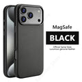 Official Magnetic Leather Case for Apple iPhone 17 Pro Max 16 13 12 14 15 Plus Original MacSafe for MagSafe Cover Accessories