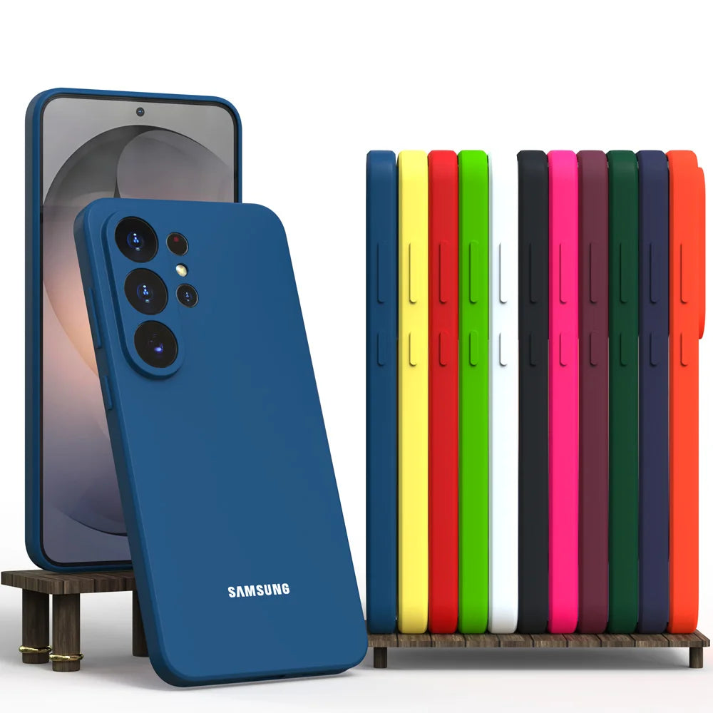 Soft Liquid Silicone Case For Samsung S26 Ultra S26 Plus S26 Shockproof Anti-Fingerprint Slim Fit Skin Friendly Phone Cases 2026
