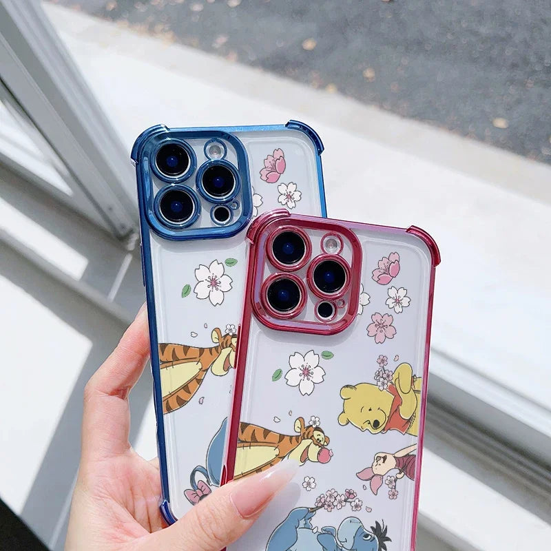 Flower Winnie the Pooh Bear Case For Huawei Honor 600 400 Lite Pro X9D X9A X9B X8C X8B X8A X7D X7A X6C X6A X5B 5G Disney Case