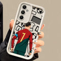 Football Number TPU Soft Phone Case for Samsung Galaxy A32 A33 A56 A24 A16 A34 A36 A14 A26 A23 A22 A12 A13