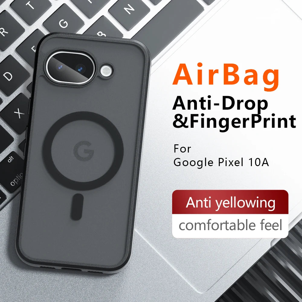 For Magsafe Magnetic Wireless Charging Case For Google Pixel 10A Pixel10A 5G Shockproof Back Cover Coque