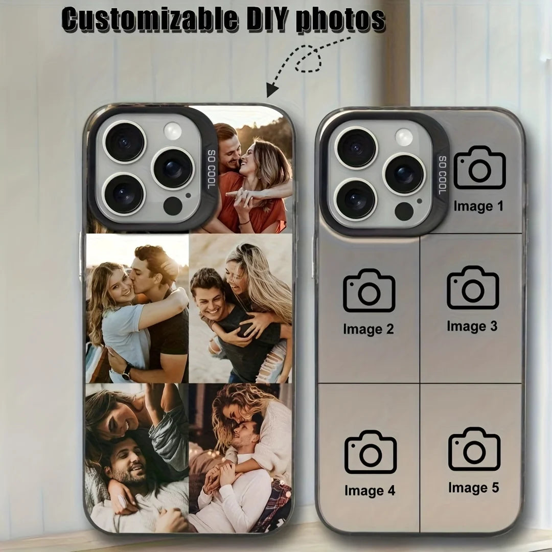 Personalization Custom Multi Photo IMD Phone Case For iPhone 16 15 14 13 12 11 Pro Xs Max X XR Mini 16e 7 8 Plus SE 2020 2022