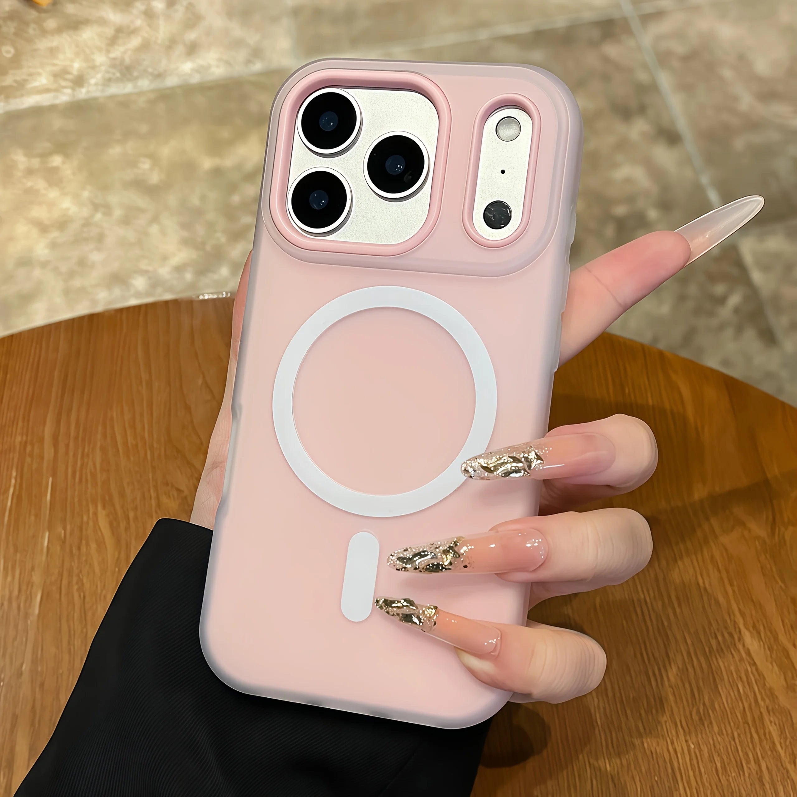 Luxury Matte Candy Color 2 IN 1 Magnetic Case For iPhone 17 Air 16 15 14 Plus 13 12 11 Pro Max For Magsafe Wireless Charge Cover