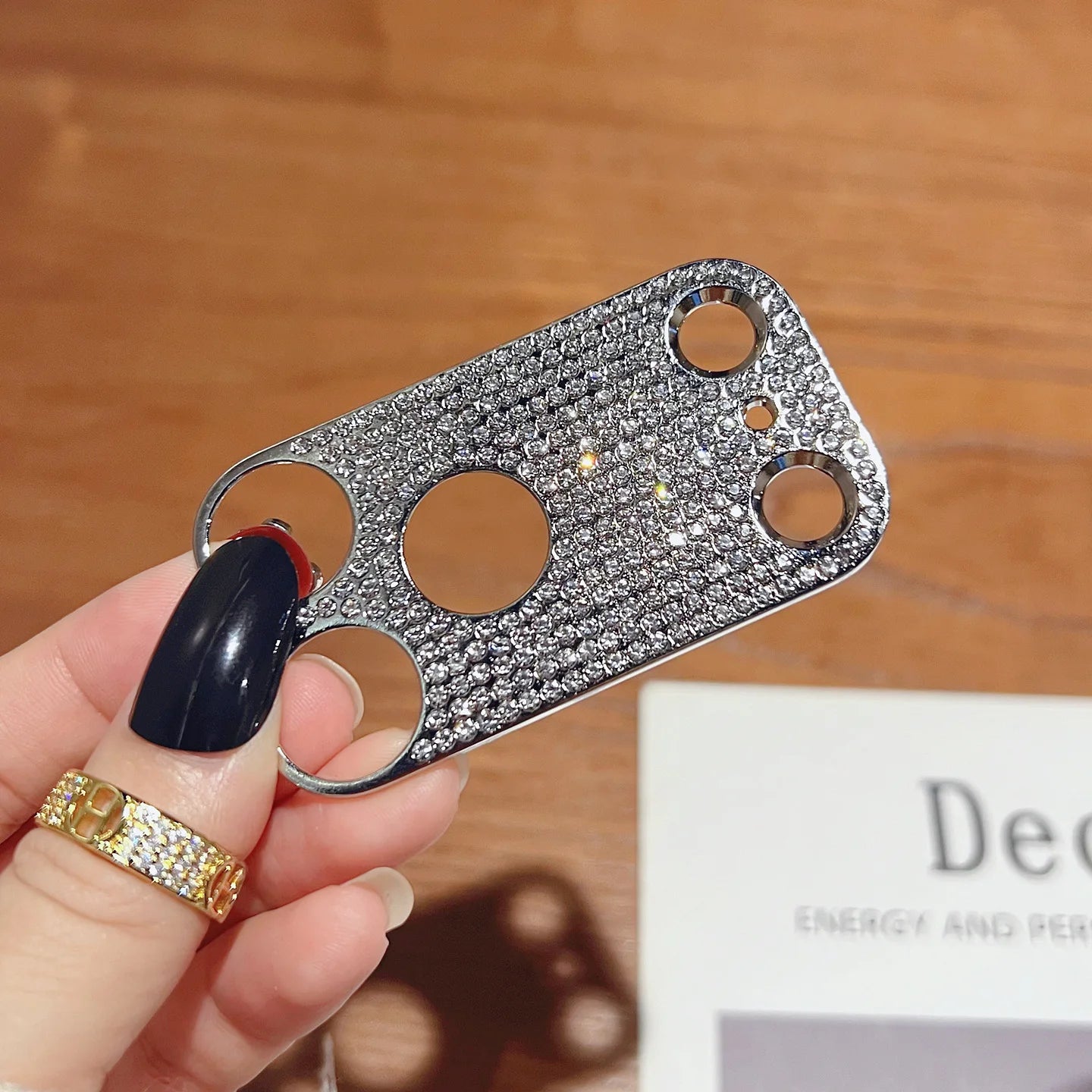 1Pcs Bling Diamond Camera Lens Protector Case For IPhone 17 Pro 16 17 14 13 promaxAir Rhinestone Glitter Metal Screen Protectors