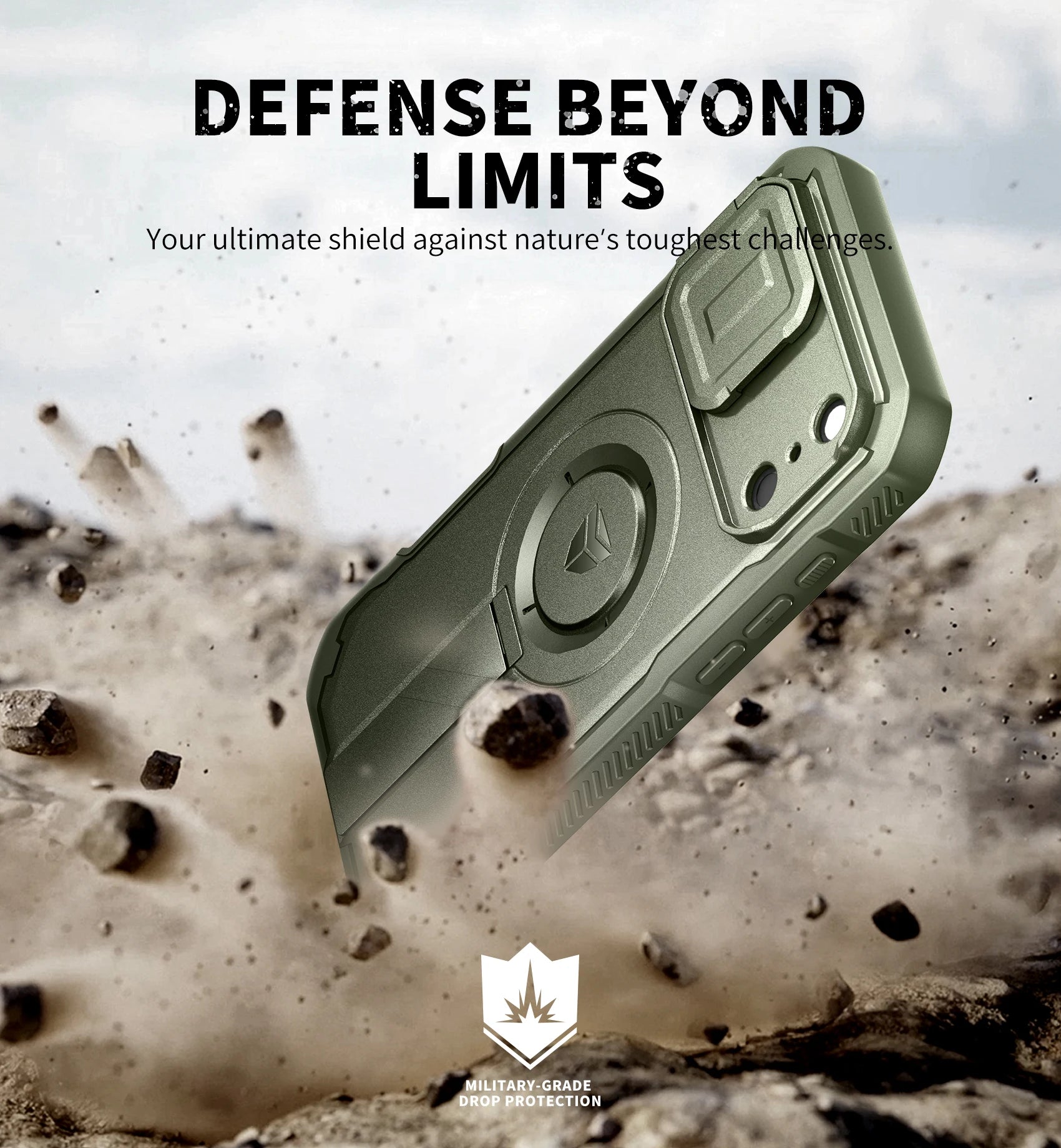 For iphone 17 pro max case with Camera Cover & Adjustable Kickstand Compatible With MagSafe Shockproof Magnetic Protective Cover