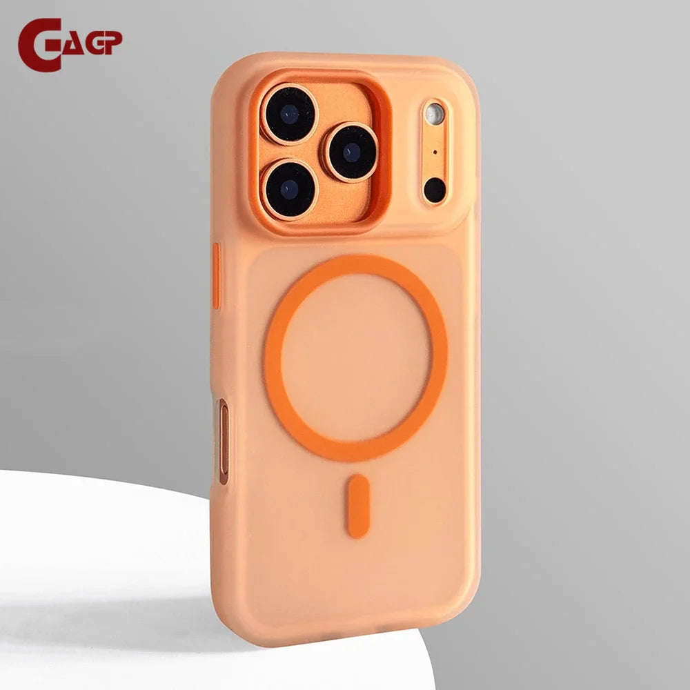 Matte Transparent Candy Colour Magnetic Phone Case For iPhone 11 12 13 14 15 16 Pro Max 17 Pro Max Air 11 Shockproof Soft Cover