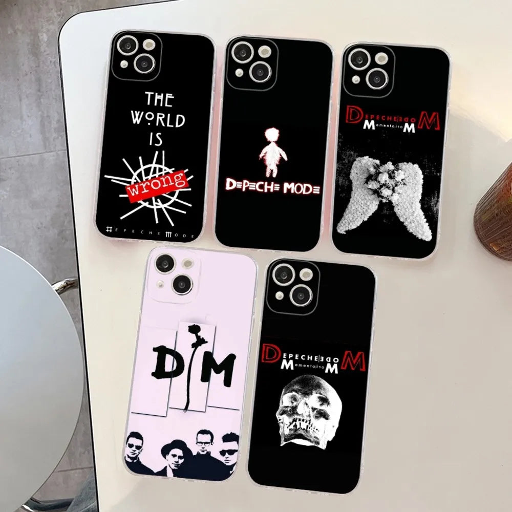 Rock Band Depeches Modes Phone Case Silicone Soft for iphone 15 14 13 12 11 Pro Mini XS MAX 8 7 6 Plus X XS XR Cover