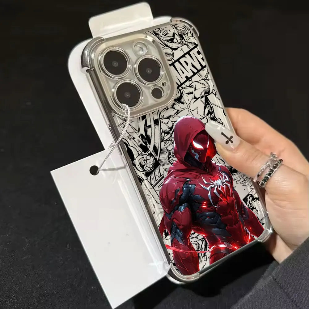 Iron Spider Man Phone Case For Xiaomi Poco X8 Pro Max Cases X5 X6 X7 F5 F7 Pro F8 Ultra M7 X8Pro Captain America Silicone Cover