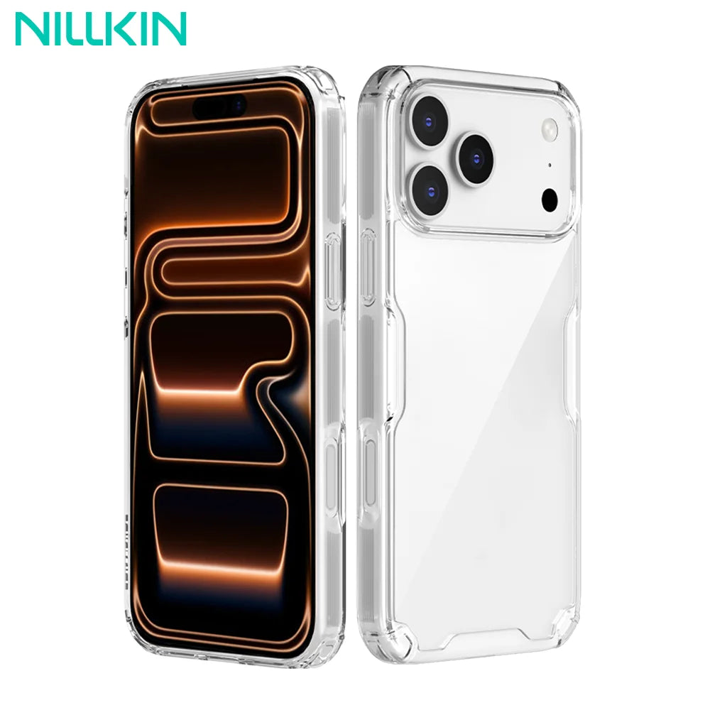 NILLKIN For iPhone 17 Pro Max Case Nature TPU Case for iPhone 17 Pro Transparent Clear Soft Silicone Cover For iPhone 17 Cases